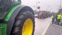 Protest rolników w województwie pomorskim