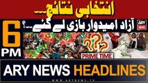ARY News 6 PM Prime Time Headlines | 9th February 2024 |  :   