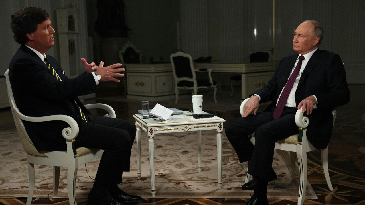 Putin-Interview von US-Journalist Carlson sorgt für scharfe Kritik