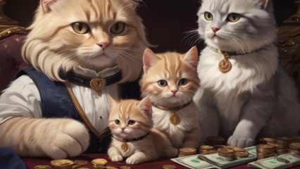 Wealthy Cat Family 🐱