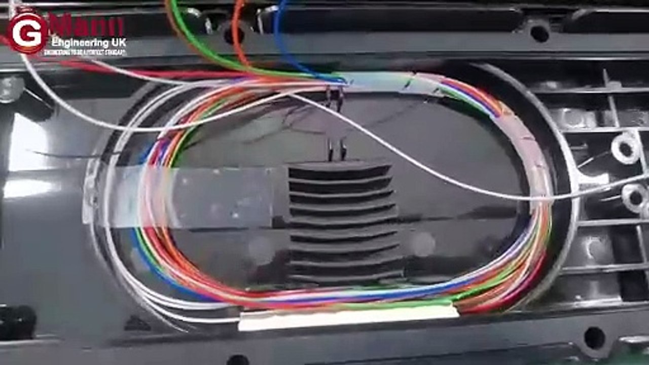 How to connect the 1 core ADSS cable to FTTH cable with 8 port MST box