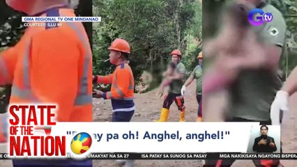 3-anyos na bata, buhay na nahukay sa landslide; bilang ng patay, 27 na | SONA