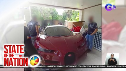 Isa sa dalawang Bugatti Chiron na naipasok sa bansa nang 'di dumadaan sa BOC, isinuko | SONA