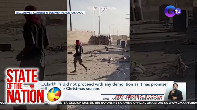 2 lalaki, inaresto sa gulo kahapon; 12 pulis at 10 miyembro ng demolition team, sugatan | SONA