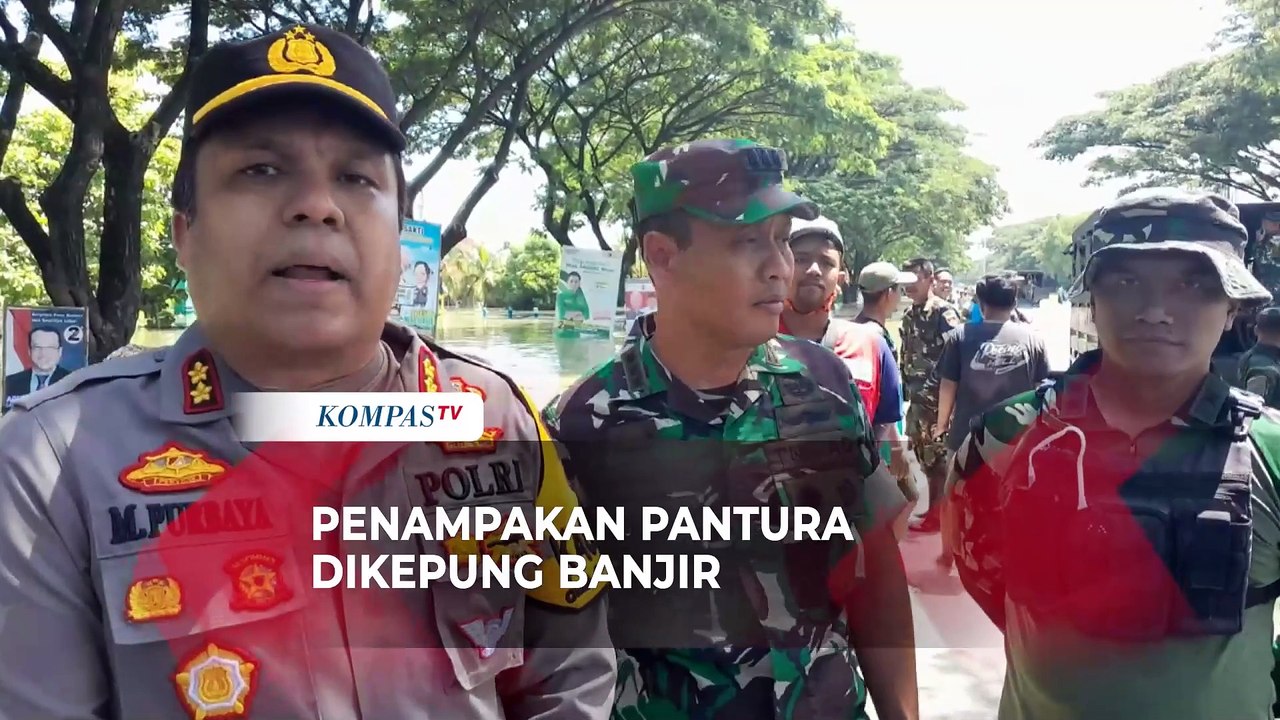 Jalur Pantura Demak  Banjir Arus Lalu Lintas Dialihkan