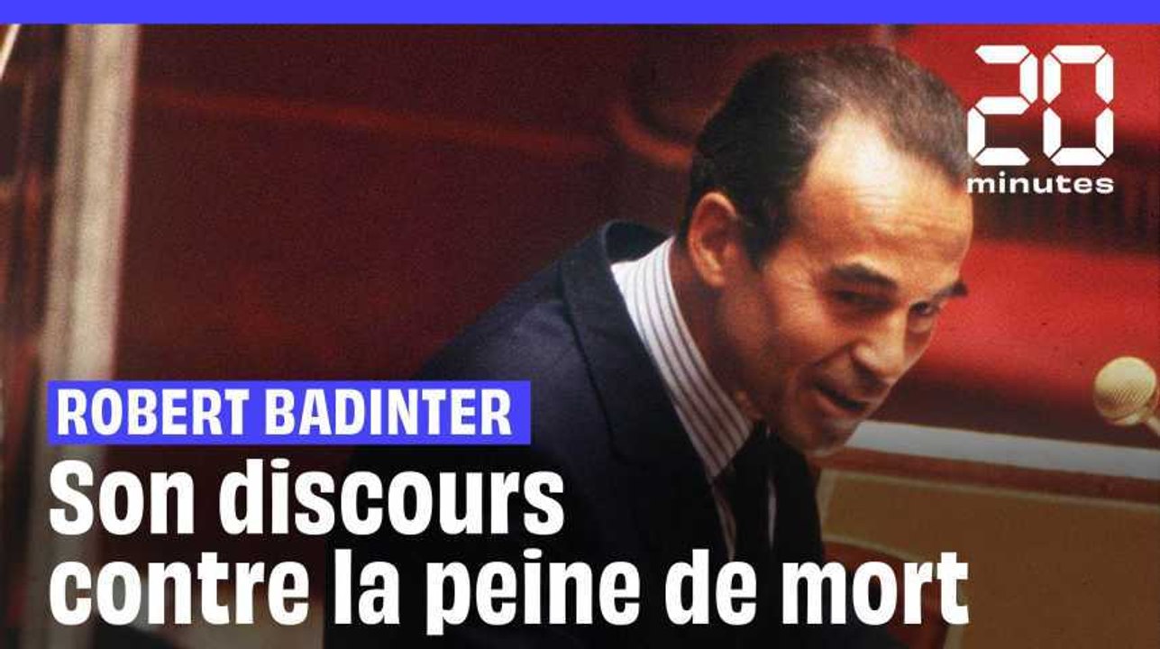 Robert Badinter : Son discours contre la peine de mort - Vidéo Dailymotion