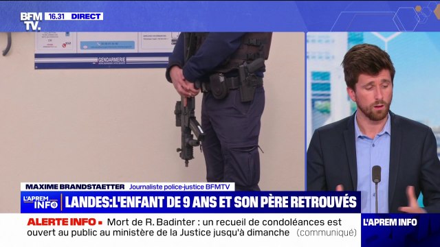 Landes: l'enfant de 9 ans porté disparu depuis jeudi soir a été retrouvé avec son père dans le Lot-et-Garonne