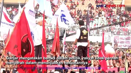 Ganjar: Hajatan Rakyat di Stadion Pakansari Pecah, Ini Realitas Dukungan Rakyat
