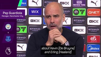 Скачать видео: 'It's simple' that Haaland and De Bruyne help City win - Guardiola