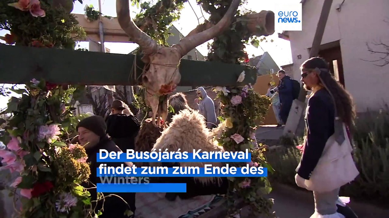 Winter, ade! Ungarn feiert das Busójárás-Fest