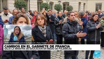 Informe desde París: Macron cambia gabinete de ministros; sale polémica ministra de Educación