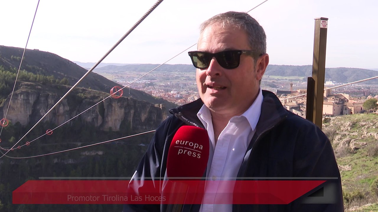 La tirolina doble urbana más larga de Europa cumple un año