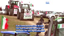 Los agricultores italianos llevan sus protestas al centro de Roma