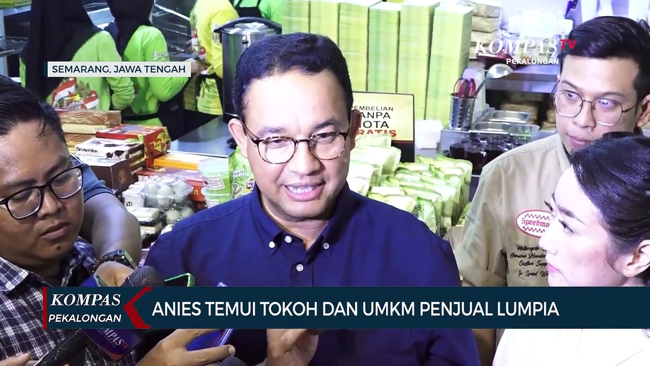 Anies di Semarang: Cicipi Lumpia, Janji Bantu UMKM, Dorong Ekspor Produk Lokal