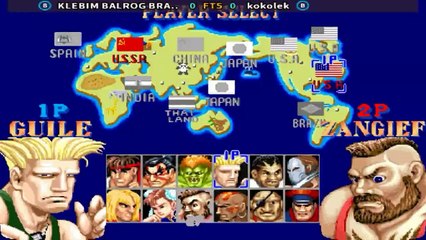 Street Fighter II'_ Champion Edition - KLEBIM BALROG BRA.. vs kokolek FT5