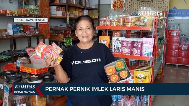 Semarak Imlek! Toko Pernak-Pernik di Tegal Diserbu Pembeli