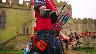 Paralympic GB archer Jamie Harris kicks off Warwick Castle’s Festival of Archery