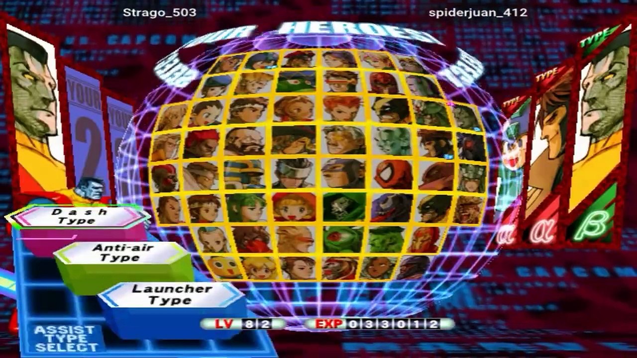 Marvel vs Capcom 2_ New Age of Heroes - Strago_503 vs spiderjuan_412