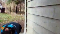 Dogs Chase Package Delivery Driver Caught on Ring Camera | Doorbell Camera Video