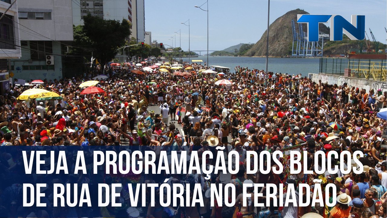 Veja a programação dos blocos de rua de Vitória no feriadão