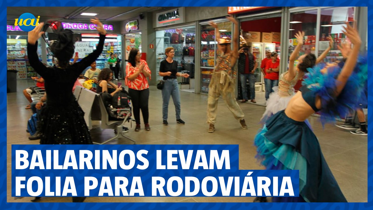 Flash mob: Cia de Dança Palácio das Artes recebe turistas na Rodoviária de BH