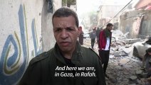 Palestinians in Rafah left with 'nowhere to go' following Israeli bombardment