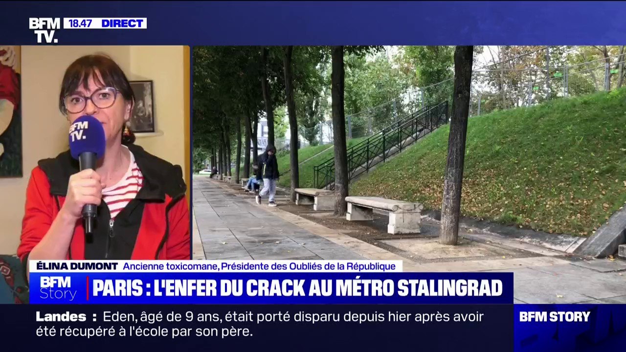 "Sans toit et sans soins, on ne s'en sort pas": Le témoignage d'Élina Dumont, ancienne toxicomane et présidente des “Oubliés de la République" sur la consommation de crack