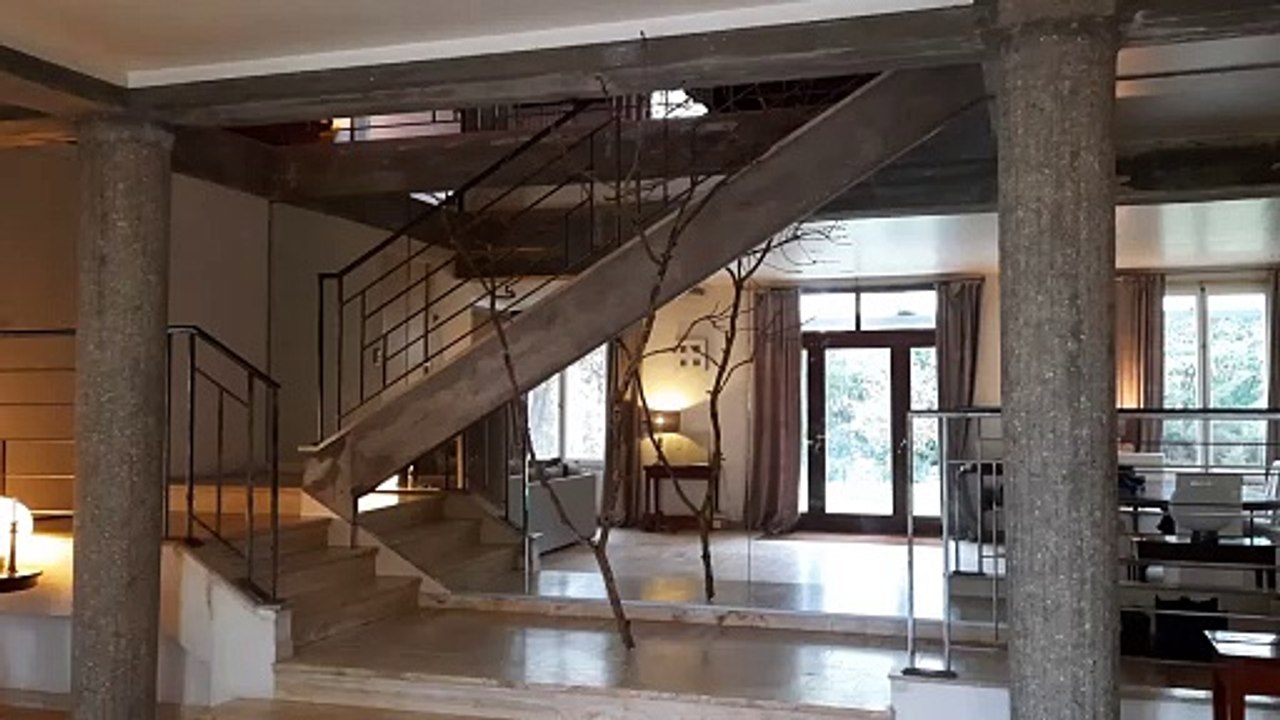 Une villa reconstruite par Auguste Perret, dans les années 1940, à Sainte-Geneviève-lès-Gasny.