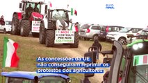 Agricultores italianos divididos quanto às reivindicações