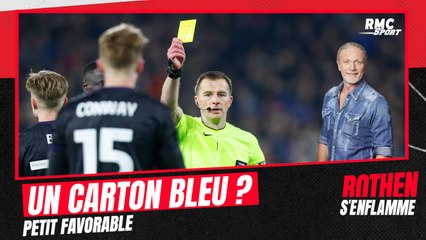 Football: "Le carton bleu serait une excellente idée" applaudit Petit