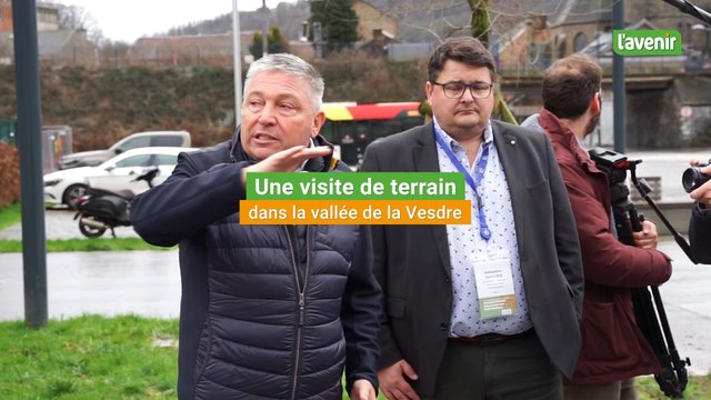 Une visite pour faire le point sur les travaux post-inondations