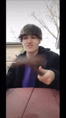 Kid bangs 2 hammers and it explodes