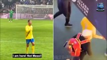 Cristiano Ronaldo was Near Uncontrollable as He Screamed at Fans Chanting Lionel Messi's Name