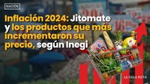 #inflación  #2024 : #jitomate y los #productos que más incrementaron su #precio , según #inegi