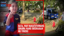 Bata, may nakakatuwang ginawa nang businahan ng truck! | GMA Integrated Newsfeed