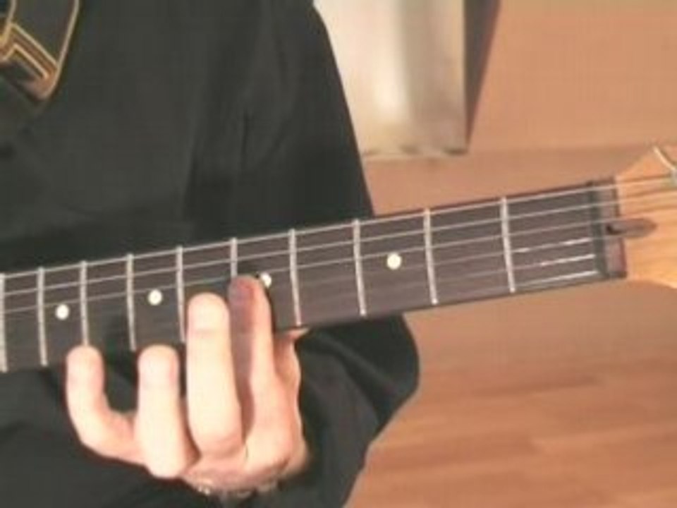 Les accords barres de la guitare