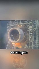 Uji ketahan baling baling pesawat ..