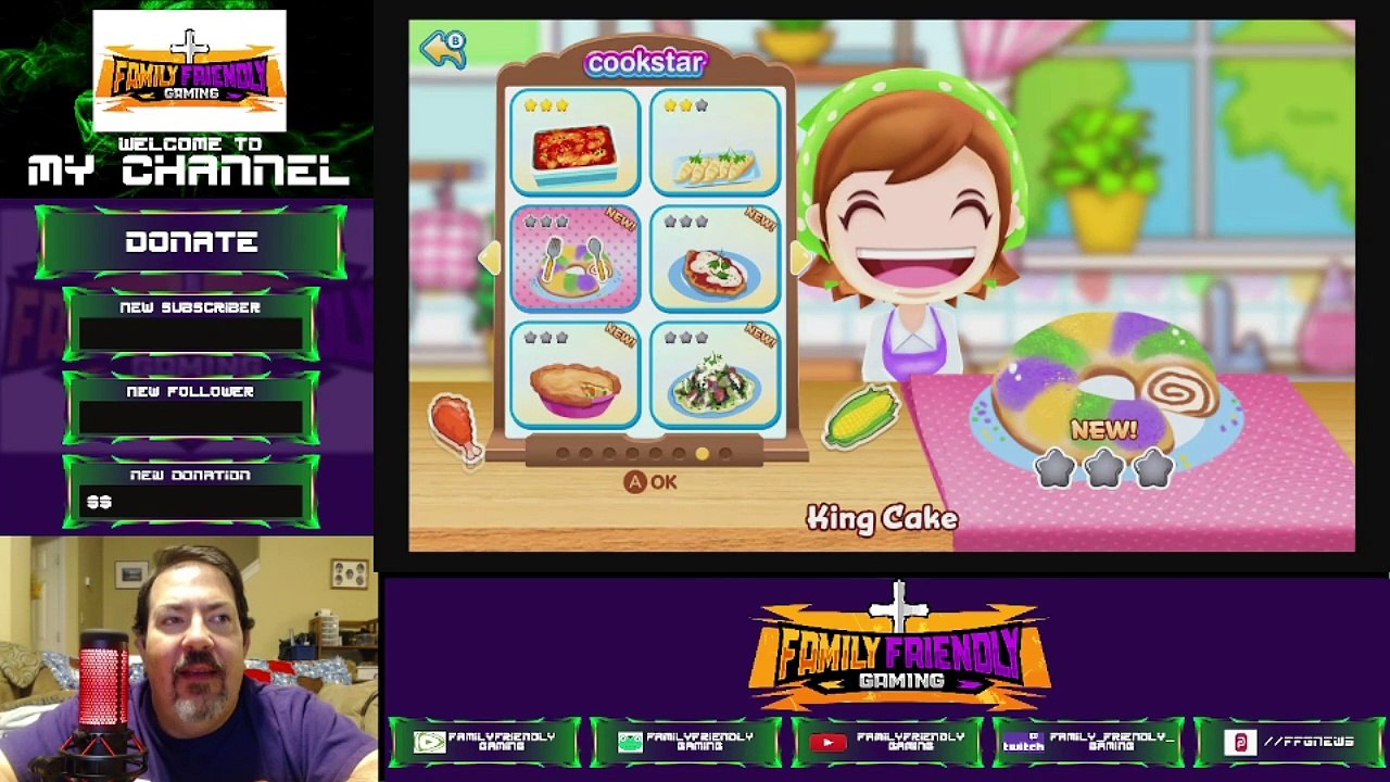 Cooking Mama Cookstar King Cake
