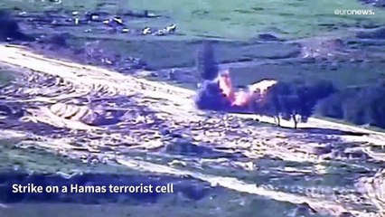 فيديو: إسرائيل تقصف "مواقع لحماس" في قطاع غزة