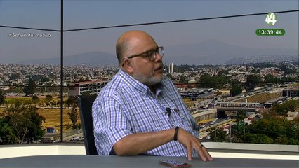 Eduardo Juárez habla sobre la uestra un alga que están encontrando en el Lago de Chapala