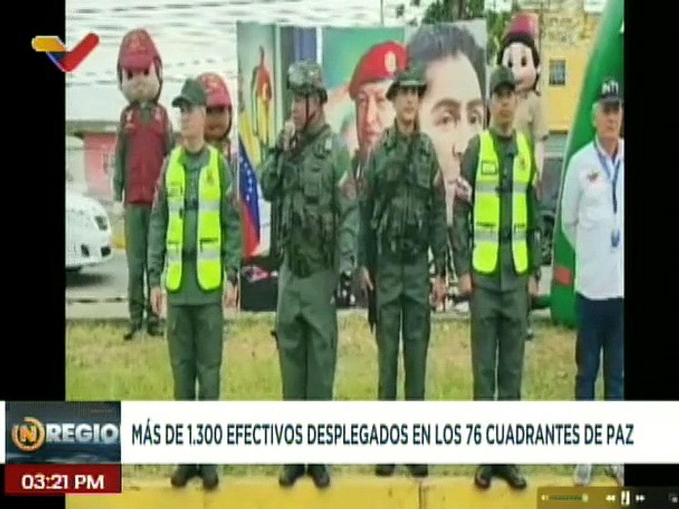 Más de mil efectivos fueron desplegados en el edo. Barinas para garantizar unos Carnavales seguros