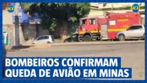 Bombeiros confirmam queda de avião em Minas