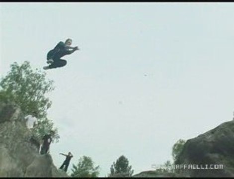 Cyril Raffaelli - parkour entrainement nature