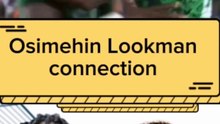 The Osimehin Lookman great goal connection.