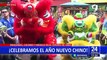 Año Nuevo Chino: limeños llegan a la calle Capón para celebrar la festividad del dragón
