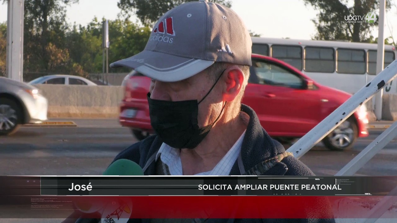 Olvidan paso seguro para peatones... ¡En puente peatonal