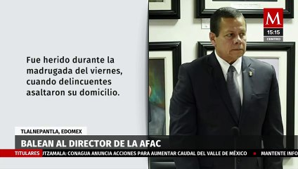 Hieren a titular de aviación en un intento de robo en Tlalnepantla, Edomex