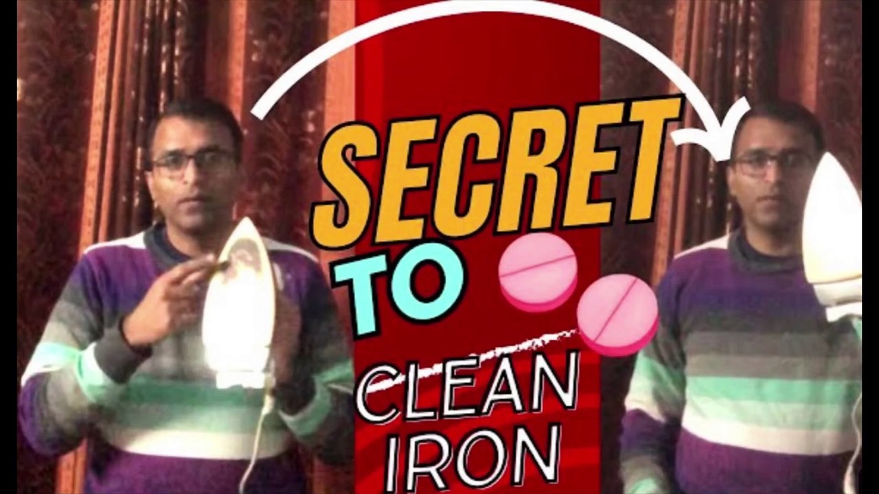 How to clean Iron bottom plateSecret to clean IronIstri ko saaf karne