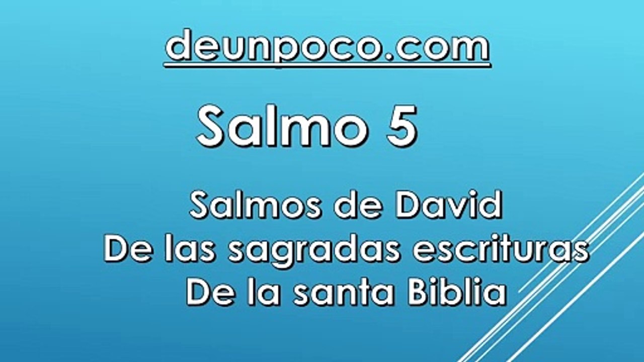 Salmo 5