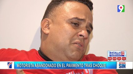 Motorista sin ayuda ante accidente vial que lo dejó grave | Emisión Estelar SIN